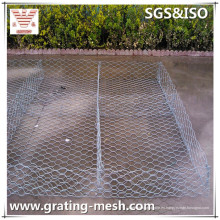 Caja galvanizada de Gabion que teje / malla de acero de Gabion